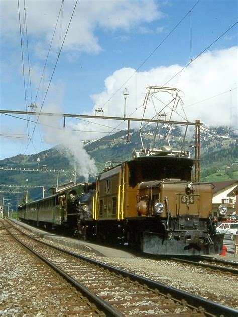 Rhb Dampfzug F R Dampffreunde Der Rhb Von Landquart Nach Davos