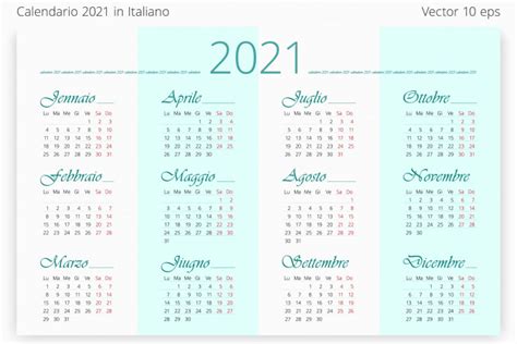 Calendario 2021 Da Stampare 14 Modelli Gratis Imperdibili Donnad