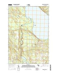 Black Lake Topo Map In Cheboygan County Michigan