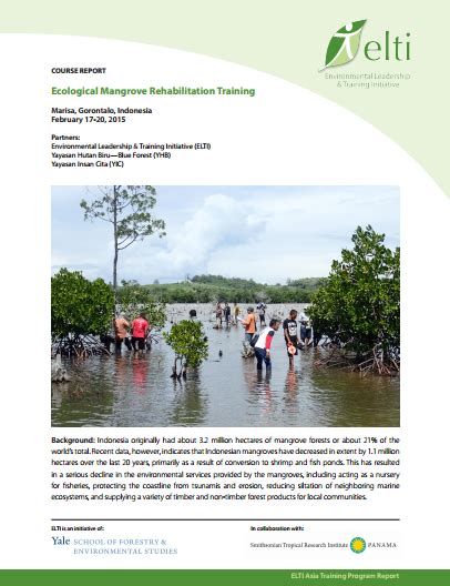 Ecological Mangrove Rehabilitation Training Elti