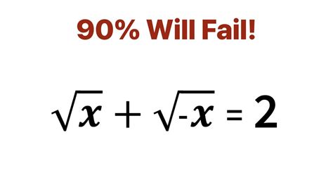 wonderful math problem  square roots algebra problem youtube