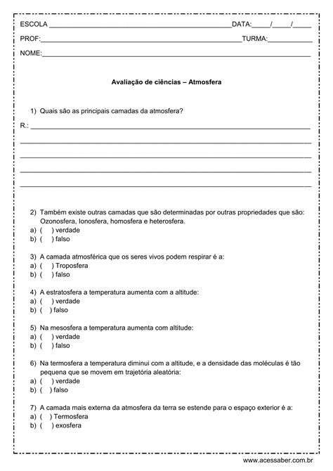 Exercícios Propriedades Da Matéria 5 Ano Com Gabarito