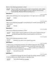 Csis Quiz Part Docx Which Of The Following Statements Is