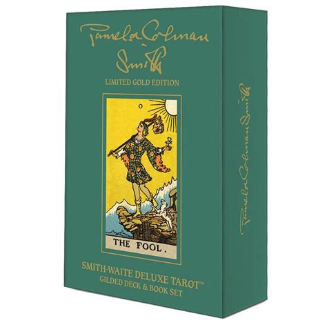 Pamela Colman Smith Waite Deluxe Tarot Limited Gold Edition Shopee