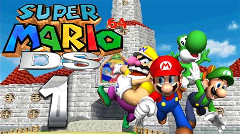 Let S Play SUPER MARIO 64 DS Part 1 Vier Helden Und Eine Prinzessin