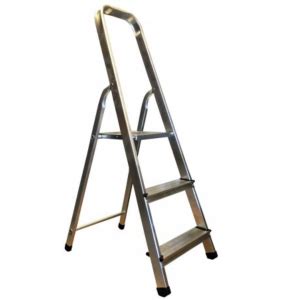 Escalera Dom Stica Plegable De Aluminio Mixta Pelda Os De Cm