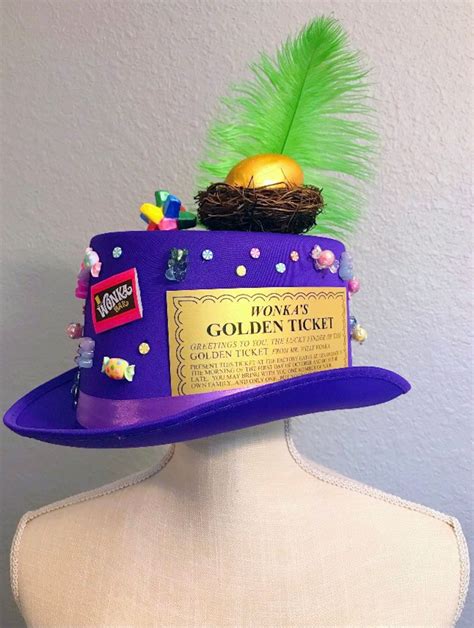 Willy Wonka Inspired Hat | Etsy