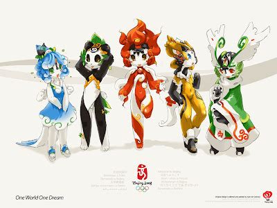 The Official Mascots of the Beijing 2008 Olympic Games Widescreen Hi ...