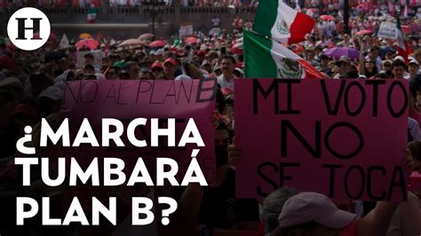 Plan B provocaría un fraude electoral Impacto de la marcha del INE vs