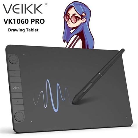 Jual Veikk Vk1060 Pro Digital Graphics Drawing Tablet With Pen Tablet