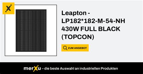 Leapton 430W FULL BLACK TOPCON LP182 182 M 54 NH MerXu