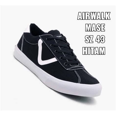 Jual Sepatu Airwalk Mase Sz 43 Hitam Shopee Indonesia