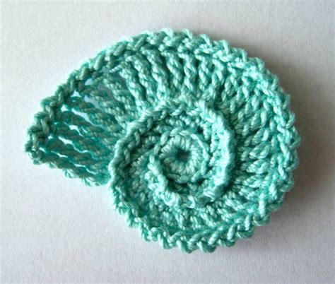 Seashell Crochet Applique Crochet Patterns