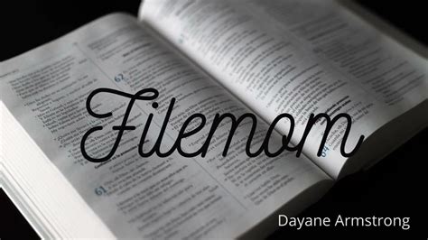 A B Blia Narrada Filemom Completo Estudo Biblico Para O Seu Dia A Dia