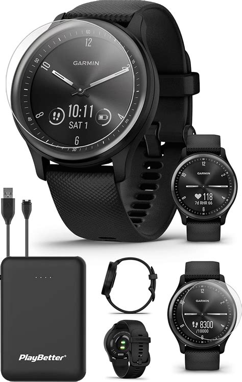 PlayBetter Garmin Vivomove Sport BlackSlate Hybrid India Ubuy