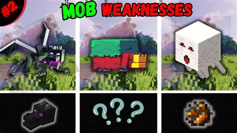 All Minecraft Mobs Weaknesses Part 2 Skyler YouTube