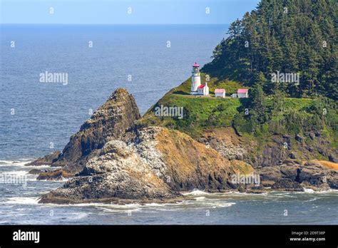 Heceta Head Historic Lighthouse , Oregon-USA Stock Photo - Alamy