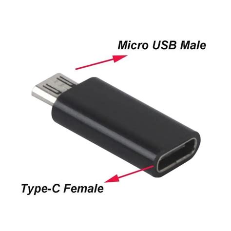 Adaptateur Type C Femelle Vers Micro Usb