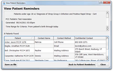 Patient Reminders Pcc Learn