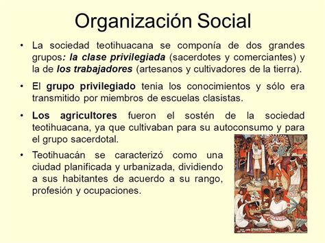 Division Social De Los Teotihuacanos