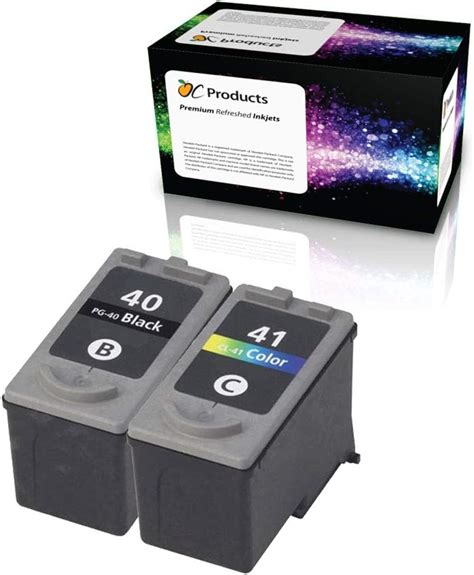 OCProducts Remanufactured Ink Cartridge Replacement For Canon PG 40 And