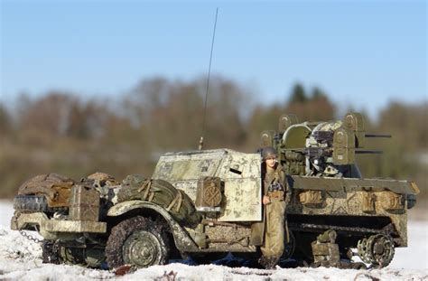 M16 Multiple Gun Motor Carriage In Den Ardennen Dragon 1 35