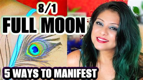 Full Moon 81 ♒ 5 Ways You Can Manifest With This Powerful Moon In