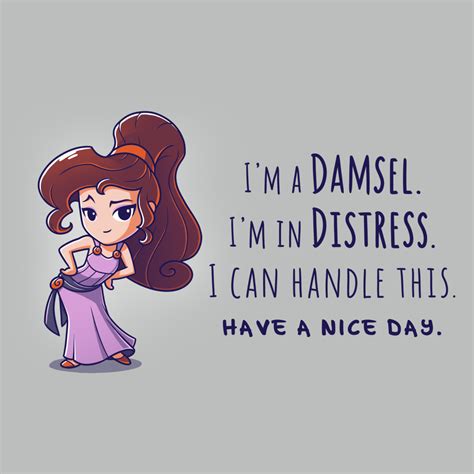 Damsel In Distress (Megara) | Official Disney Tee - TeeTurtle Fandoms