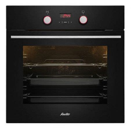 Buy Online Sauter Built In Oven 66L Pyrolysis Black 3900BP In Israel