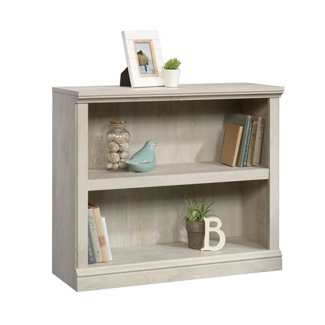 Sauder Select 2 Shelf Bookcase Chalked Chestnut Finish