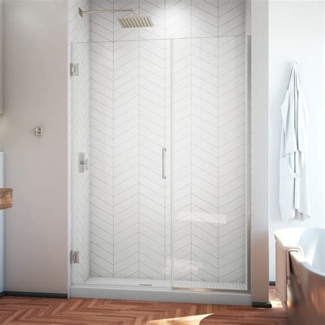 Dreamline Unidoor Plus Brushed Nickel 46 1 2 In To 47 In W X 72 In H