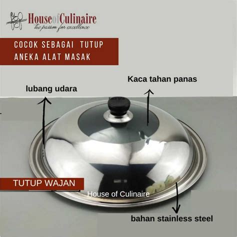 Jual Tutup Panci Wajan Cm Multifungsi Stainless Kaca Kuali