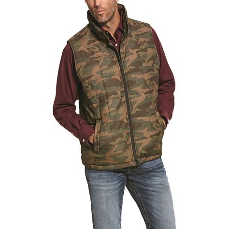 Ariat Mens Crius Insulated Vest With Ccw Pocket 707149 Vests At