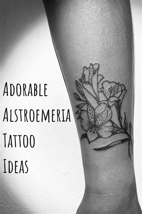 41 Brightly Bold Alstroemeria Tattoo Ideas - Tattoo Glee