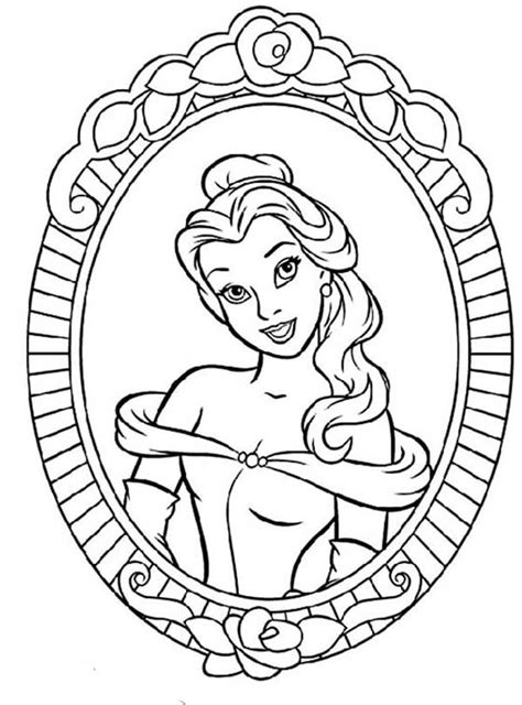 Coloriage Princesse Disney Belle Dessin Princesse Disney A Imprimer Images