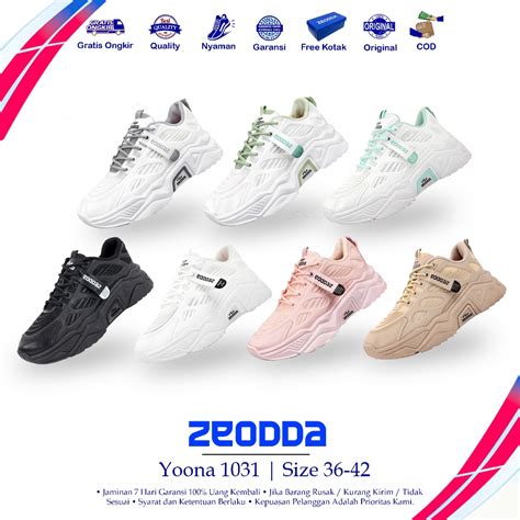 Jual Zeodda Yoona Sepatu Sneaker Wanita Korea Sporty Traning Jogging