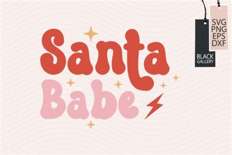 Santa Babe SVG Graphic By Black Gallery Art Studio Creative Fabrica