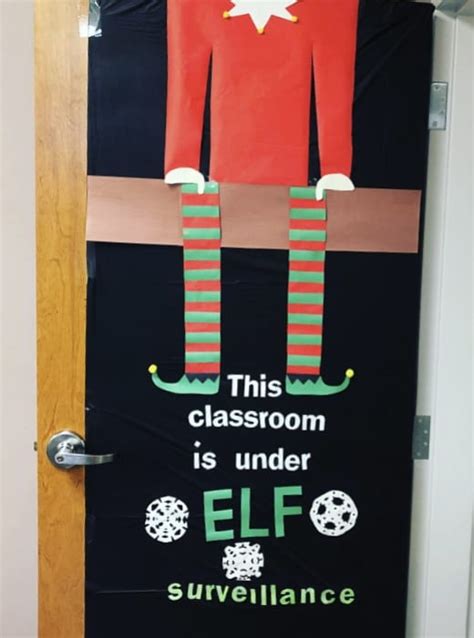 1st Grade Classroom Door The Teacher Won An Elf On The 47 Off