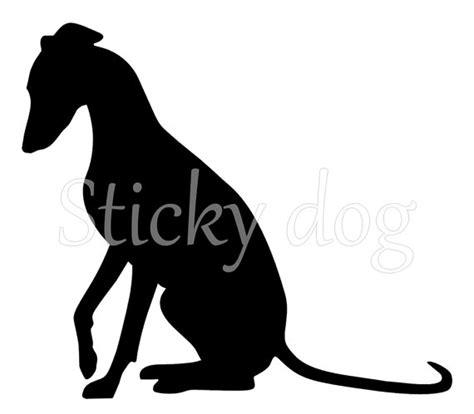 Greyhound Silhouette At Getdrawings Free Download