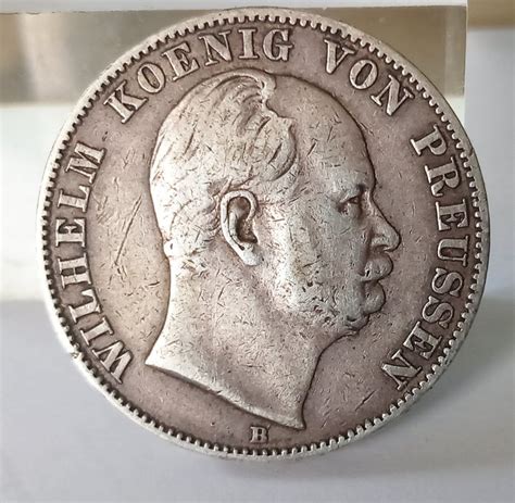 Germany Prussia Wilhelm I King Of Prussia 1867 1871 1 Thaler 1867