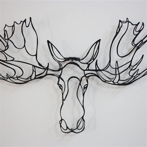 Moose Wall Art Etsy