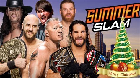 Wwe 2k18 Universe Mode 67 Summer Slam Ppv Youtube