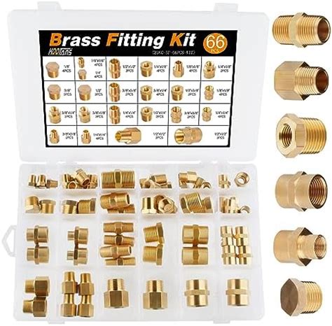 Kootans Pcs Brass Pipe Fittings Assortment Npt Adapter Fitting