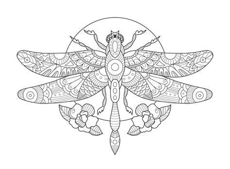 Amazing Dragonfly Coloring Page Download Print Or Color Online For Free