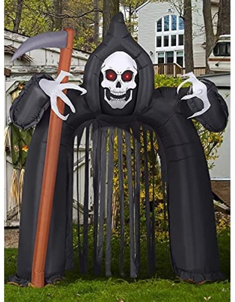 Ebanku 10ft Halloween Inflatable Ghost Archway Outdoor Blow