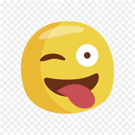 Crazy Emoji Face With Tongue On Transparent Background Png Similar Png