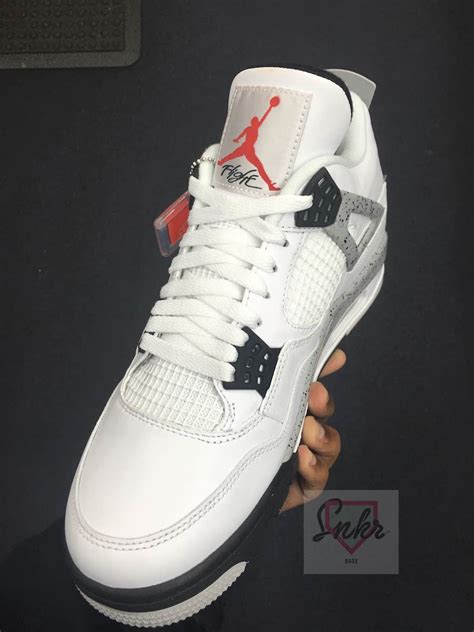 Nike Air Jordan 4 Og 89 White Cement 2016 Sneaker Bar Detroit