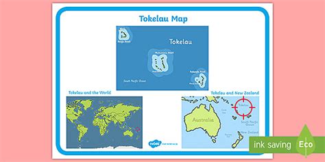 Tokelau Map (Hecho por educadores) - Twinkl