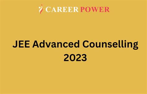 Jee Advanced Counselling Josaa Seat Allotment Round Result Link