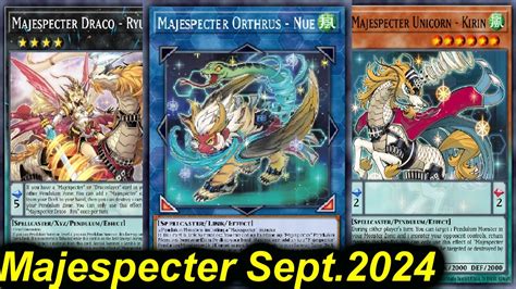 EDOPROMAJESPECTER DECK POST TCG BANLIST SEPTEMBER 2024 YouTube